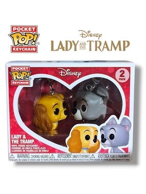 Lady & the Tramp Funko Pop Keychain Set